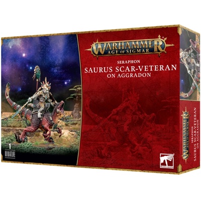 Games Workshop Saurus Scar-Veteran on Aggradon (88-24)