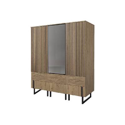 Гардероб 165 III5D2SZ Gintaro - масив (garderob-III-5D2SZ/Gintaro/Mebin/Pl)