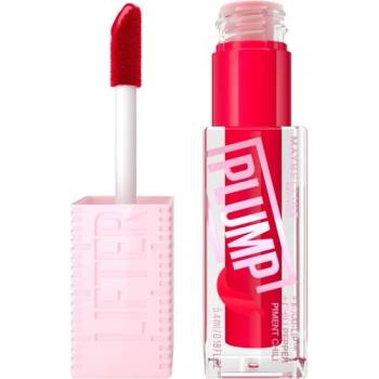 Maybelline Lifter Plump гланц за устни за обем с екстракт от лют червен пипер 5.4 ml нюанс 004 Red Flag