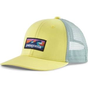 Patagonia Детска шапка с козирка Patagonia Kid's Trucker Hat Cap - Boardshort Logo: Lemon Zest - размер One Size (204-1695-6311)