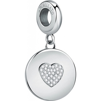 Morellato Romantický oceľový prívesok Srdce Drops SCZ1229