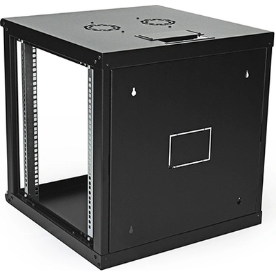 Gunko Комуникационен шкаф 12U 600x600 мм, черен, стъклена врата, Elegant Pro (ELGP 12U 6060 BL 111)