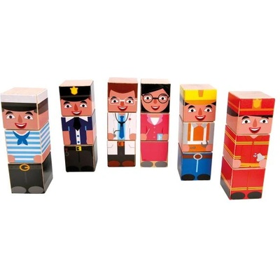 Bino Сгъваеми кубчета, професии