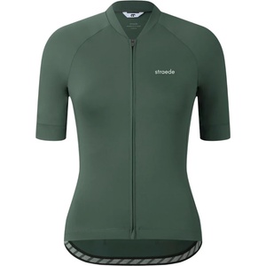 straede Дамска фланелка с къс ръкав за колоездене straede Women's Kaern Jersey Cycling jersey - Green - размер XXL (156-3075-0416)