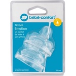 Bebeconfort Силиконови резервни биберони Bebe Confort - 2 броя, 0-6м (3102208000) - ozone