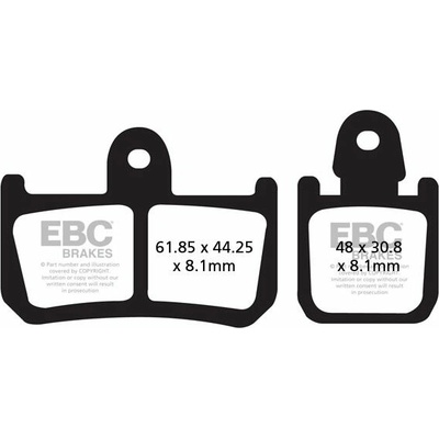 EBC Brzdové doštičky GPFAX442/4HH