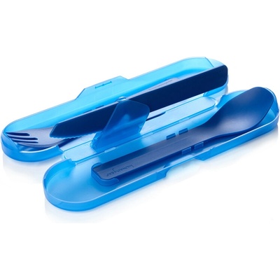 humangear GoBites TRIO прибори за хранене сини (074205)