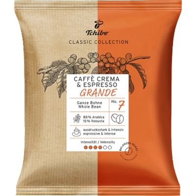 Tchibo Кафе на зърна Тchibo Caffe Crema Grande N7, 0.5кг