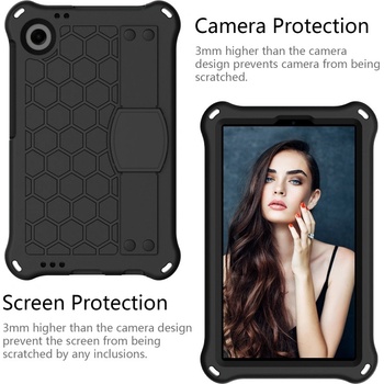 Blackview Tab 60 8.7" (2023) Удароустойчив Калъф с Дръжка + Скрийн Протектор - EVA+PC, Черен