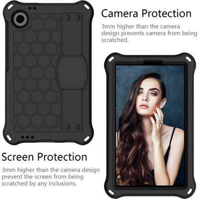 Blackview Tab 60 8.7" (2023) Удароустойчив Калъф с Дръжка + Скрийн Протектор - EVA+PC, Черен