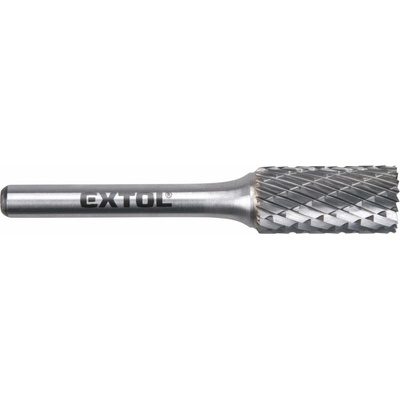 EXTOL INDUSTRIAL fréza karbidová, valcová s čelným ozubením, pr.12x25mm/stopka 6mm,sek stredný (double-cut) 8703715
