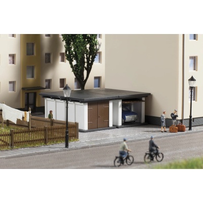 Auhagen Montované garáže TT 13331 – Zboží Mobilmania