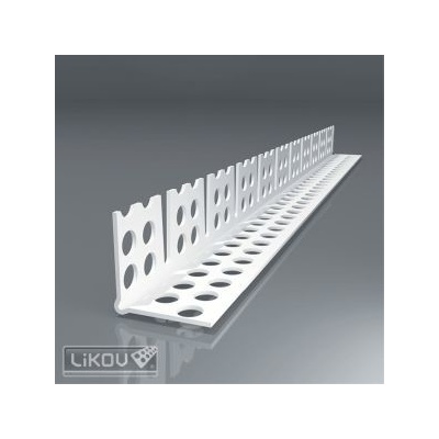 LIKOV Lišta plastová klenbová G-KL2 PVC 23,5x23,5mm 2.5m