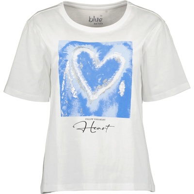 BLUE SEVEN Тениска 'Da' бяло, размер 36