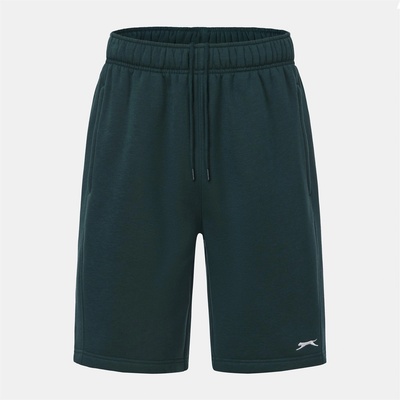 Slazenger Мъжки поларени къси панталони Slazenger Fleece Shorts Mens - Forest Green