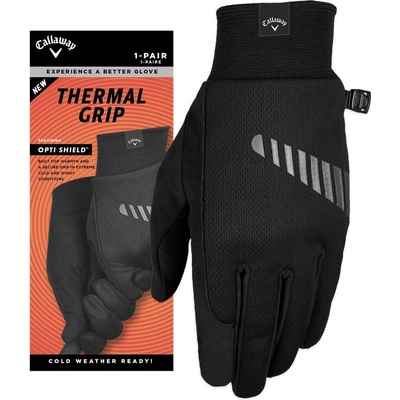 Callaway Thermal Grip Womens Golf Glove Pair 24 S čierna