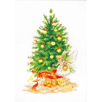 Luca-S Коледна елха - гоблен със схема b1117