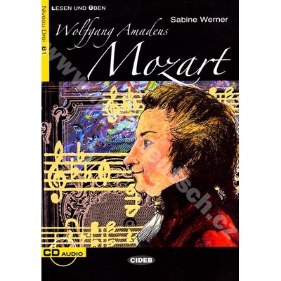 Wolffang Amadeus Mozart - zjednodušená četba B1 v němčině edice CIDEB vč. CD