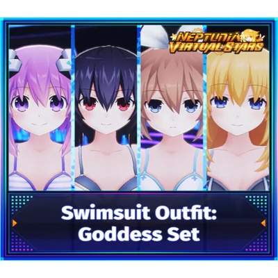 Neptunia Virtual Stars - Swimsuit Outfit: Goddess Set