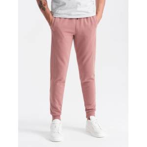 Ombre Clothing Мъжки памучен спортен панталон BASIC jogger Ombre Clothing Ombre Clothing | Rozov | МЪЖЕ | 30/32