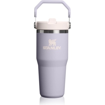 STANLEY IceFlow Flip Straw 2.0 Tumbler неръждаема термобутилка за вода Purple Dust 410ml