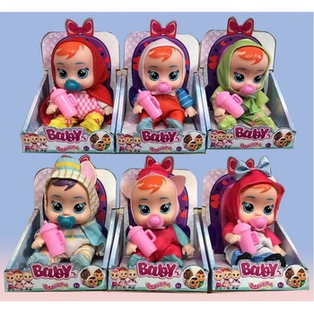 ПЛАЧЕЩО БЕБЕ С КАЧУЛКА И БИБЕРОН