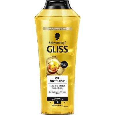 Gliss Šampon Oil Nutritive pro hrubé a namáhané vlasy 400 ml
