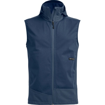 Ortovox Ortler Softshell Plus Vest blue nunatak