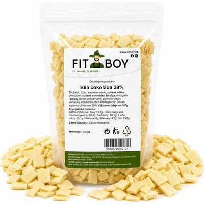 Fitboy Bílá 29% 1 kg