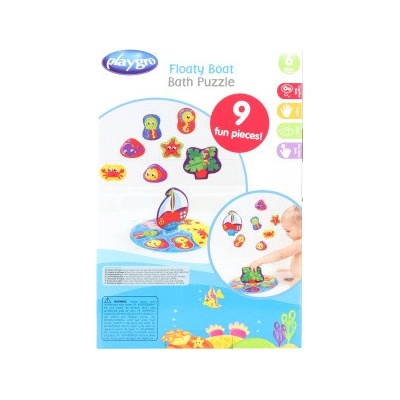 Playgro Plovoucí puzzle do vany 9 ks – Zboží Mobilmania