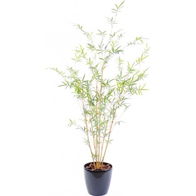 Luxusní umělý BAMBUS FINE NATURAL PLAST, 195cm