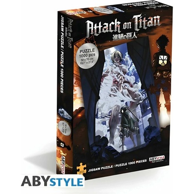 ABYstyle Attack on Titan Mikasa vs Female Titan 1000 dielov