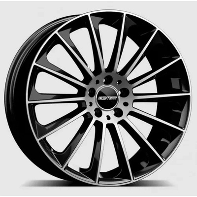 GMP STELLAR 8.5X19 5X112 ET45 black polished