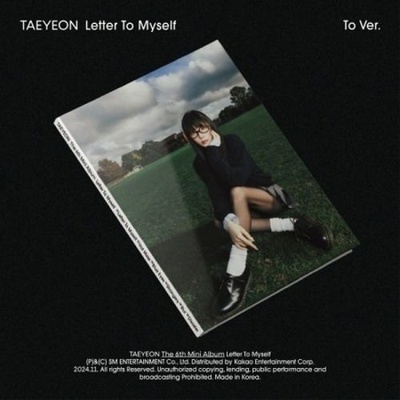 Taeyeon Letter To Myself TO Version CD