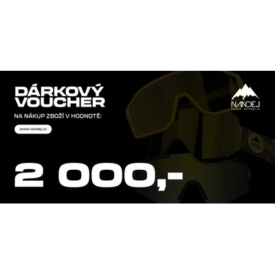 Nandej.cz Dárkový poukaz 2 000 Kč
