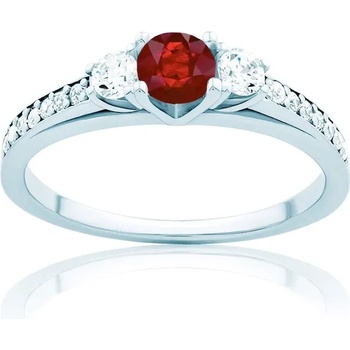 Image 1 of SAVICKI Пръстен Red Passion: бяло злато, рубин