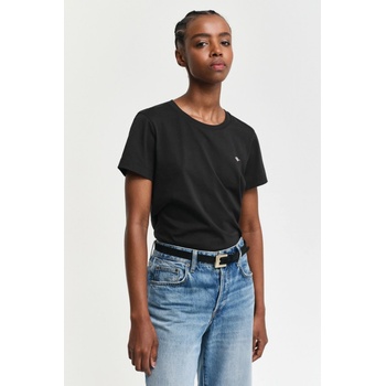 Gant REG SHIELD SS T-SHIRT BLACK