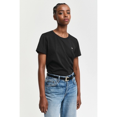 Gant REG SHIELD SS T-SHIRT BLACK