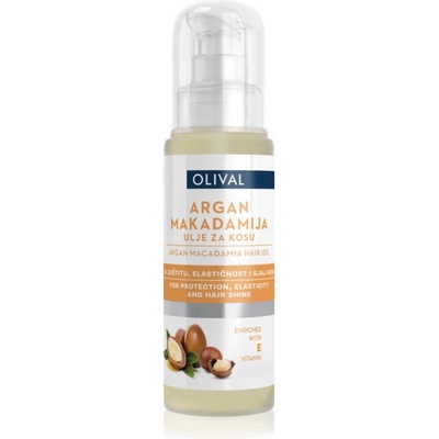 Olival Argan and Macadamia арганово масло за подсилване и блясък на косата 60ml