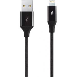 Ttec Кабел ttec - AlumiCable, USB-A/Lightning, 1.2m, черен (8694470643557)
