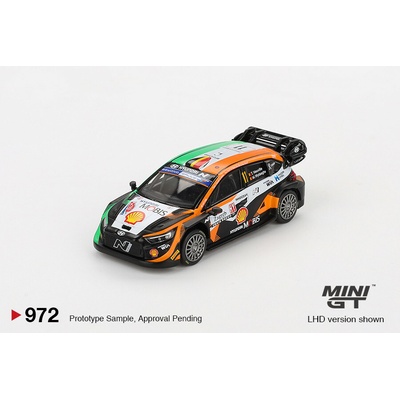 MINI GT Hyundai i20 N Rally1 11 2023 Rally Croatia Power Stage Winner 1:64