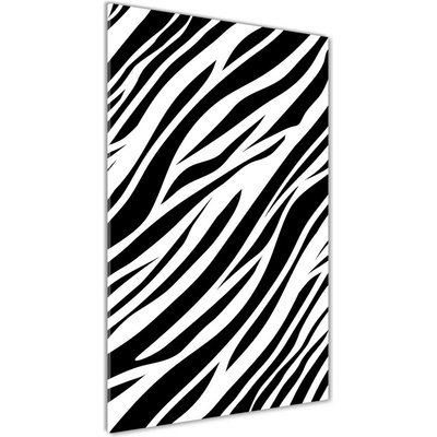 Vertikálny foto obraz sklenený Zebra pozadia 50x100 cm