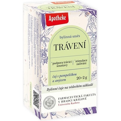 APOTHEKE Čaj Trávení Farmaceutická fakulta 20 x 2 g