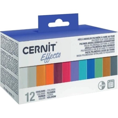 Cernit Polymer Clay Kit Полимерна глина Effects 12 x 25 g (CEASS003C)