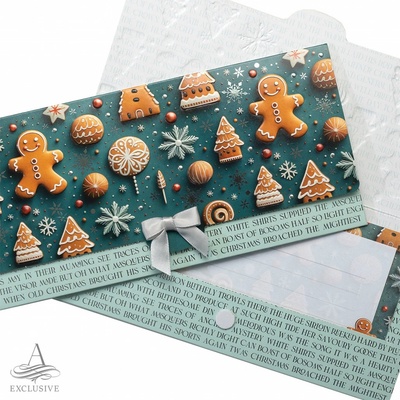 ARGUS Obálka na peníze vánoční luxusní 81-6050 – Zboží Dáma