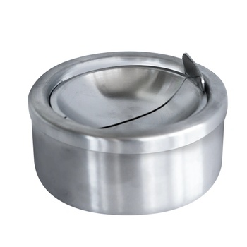 Image 1 of Horecano HORECANO-Пепелник противоветрен ИНОКС-DF-059 Ø12xh6.5cm(HC-98467)(6126)(0616-2) (0198467)