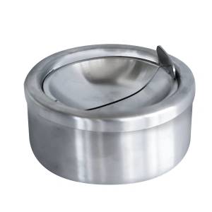 Horecano HORECANO-Пепелник противоветрен ИНОКС-DF-059 Ø12xh6.5cm(HC-98467)(6126)(0616-2) (0198467)