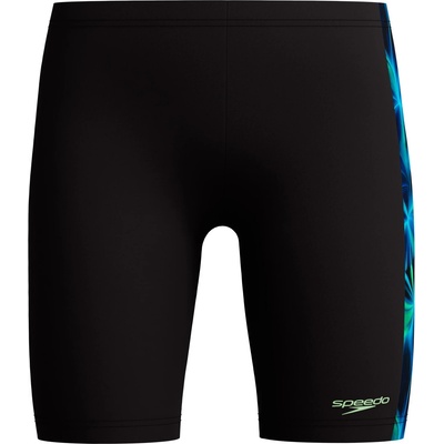Speedo Детски бански слипове Speedo Kid's Print Panel Jammer Swim brief - Anthracite/Pale Clover - размер 176 (EU) (750-2741-0116)
