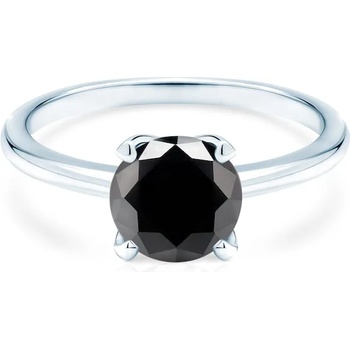 Image 1 of SAVICKI Годежен пръстен Savicki: бяло злато. черен диамант