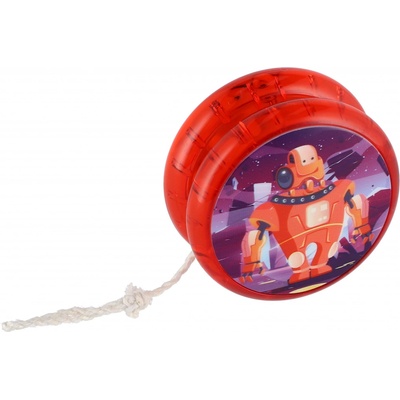 Teddies Jojo svítící roboti plast 6cm červená